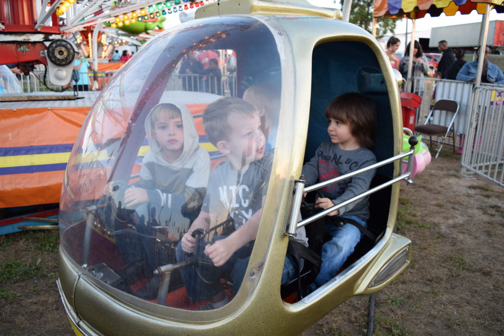 kids on a ride